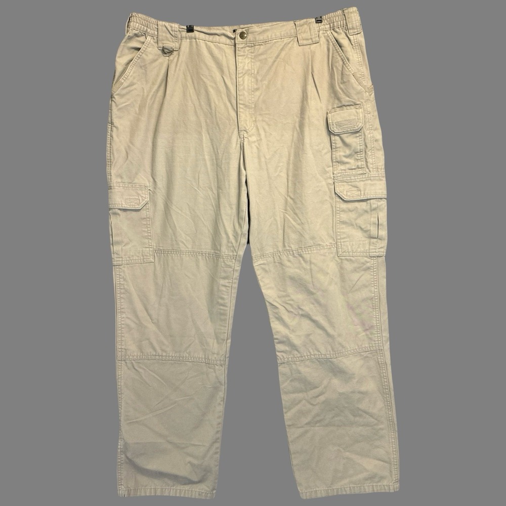 5.11 Tactical Cotton Canvas Cargo Pant Mens Size 44x32 Khaki Regular Fit 74251 - Picture 5 of 13